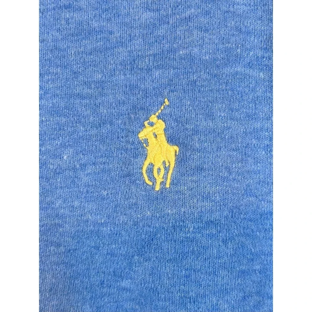Polo Ralph Lauren Mens XL Blue Heather Cotton Short Sleeve Pony Logo‎ Polo Shirt